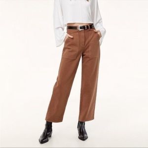 Aritzia Ryley Pants Color Aged Gold